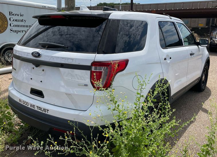 image for item NT9458 2017 Ford Explorer Police Interceptor  SUV