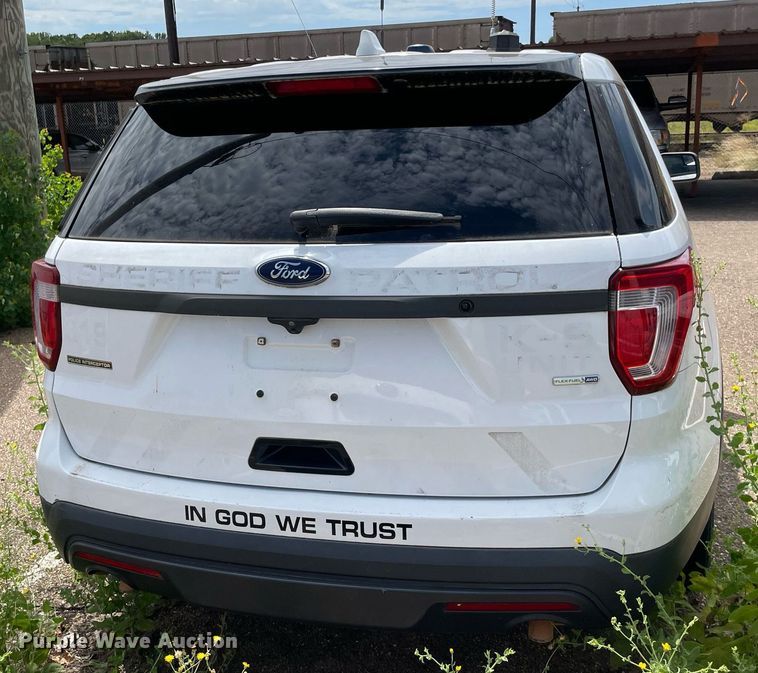 image for item NT9458 2017 Ford Explorer Police Interceptor  SUV