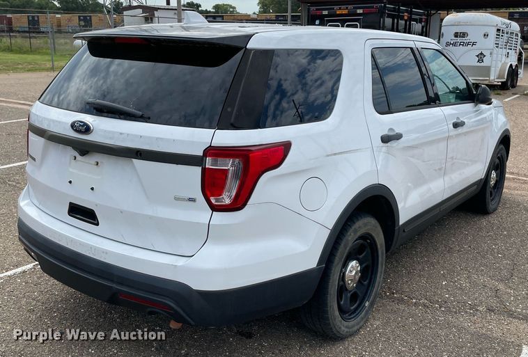 image for item NT9459 2017 Ford Explorer Police Interceptor  SUV