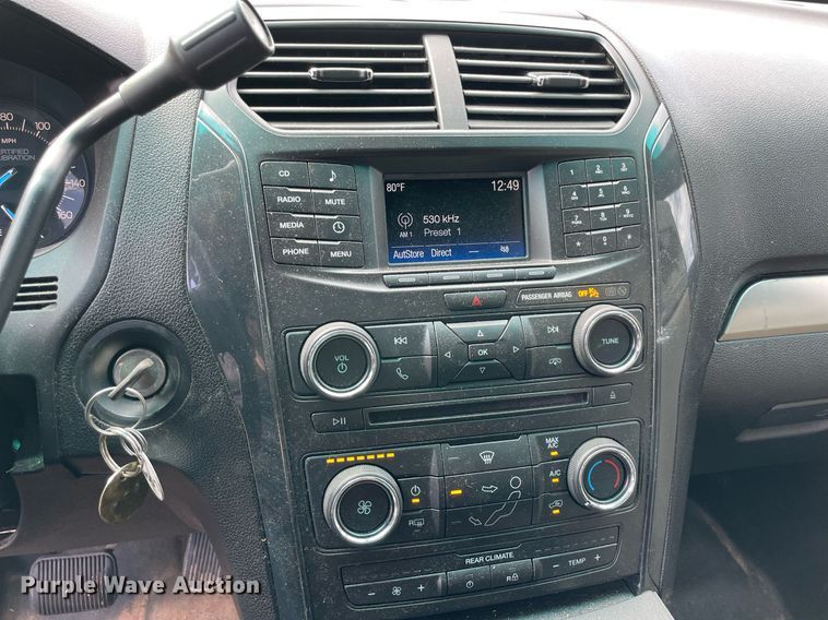 image for item NT9459 2017 Ford Explorer Police Interceptor  SUV