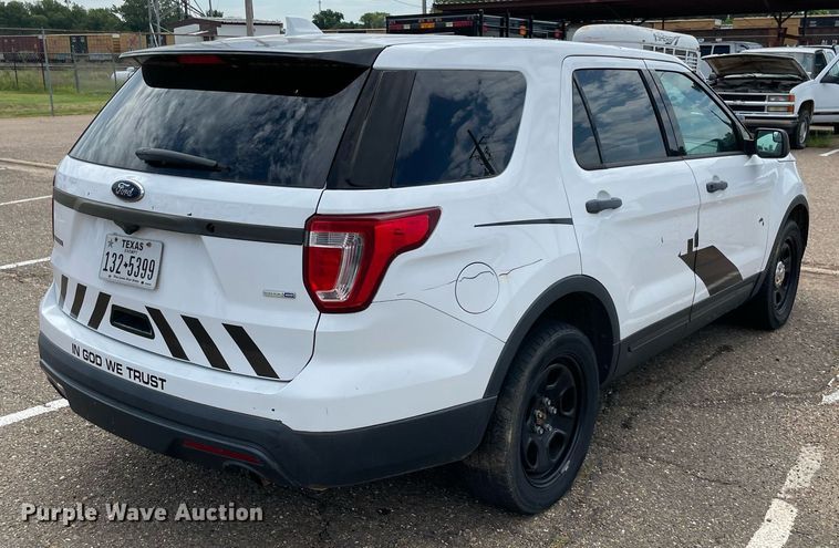 image for item NT9460 2017 Ford Explorer Police Interceptor  SUV