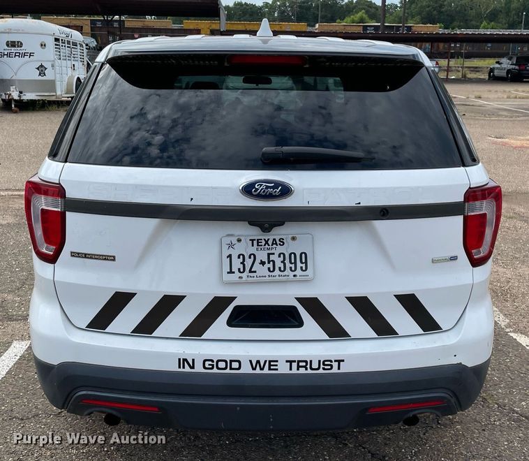 image for item NT9460 2017 Ford Explorer Police Interceptor  SUV