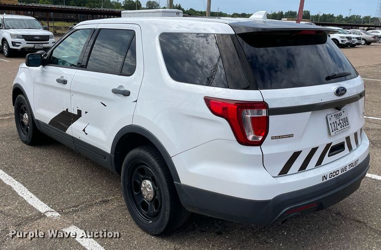 image for item NT9460 2017 Ford Explorer Police Interceptor  SUV