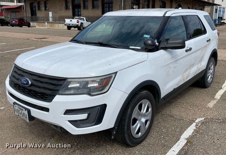 image for item NT9461 2017 Ford Explorer Police Interceptor  SUV