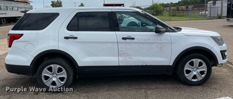 image for item NT9461 2017 Ford Explorer Police Interceptor  SUV