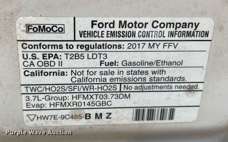 image for item NT9461 2017 Ford Explorer Police Interceptor  SUV