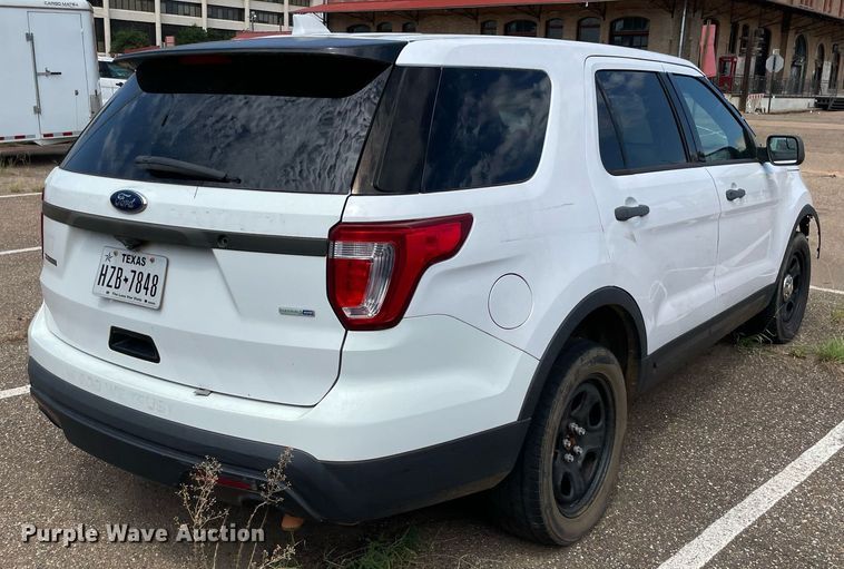 image for item NT9462 2017 Ford Explorer Police Interceptor  SUV