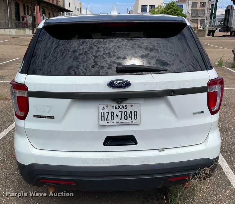 image for item NT9462 2017 Ford Explorer Police Interceptor  SUV