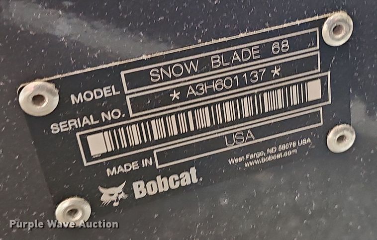 image for item NT9973 (2) Bobcat 68"W snow plows