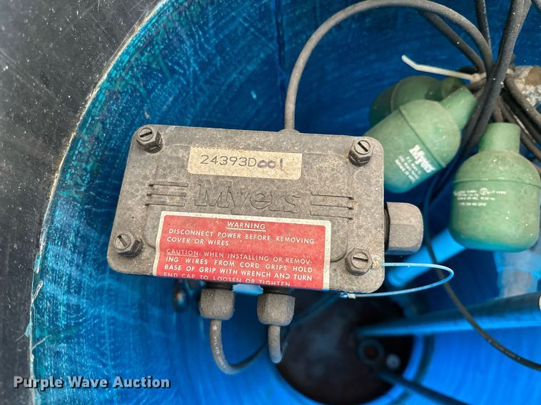 image for item OC9181 (7) Myers 24393D sewer grinder pits