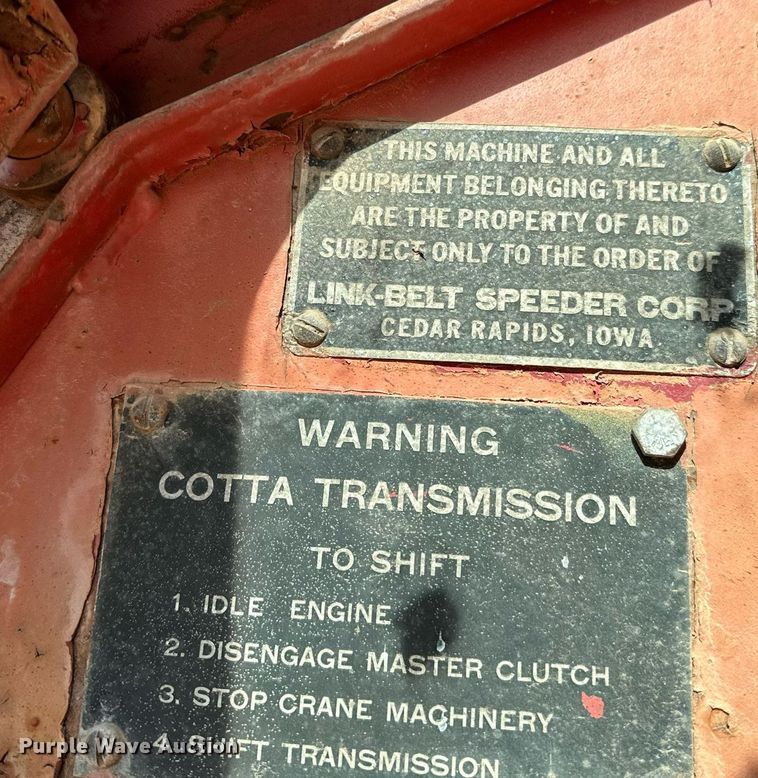 image for item OC9190 Link-Belt  HC-108B crane