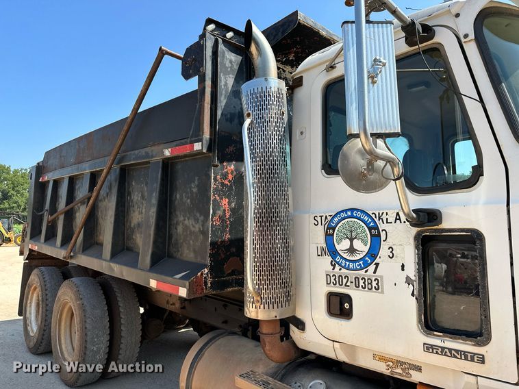 image for item OC9195 2003 Mack CV713 Granite dump truck