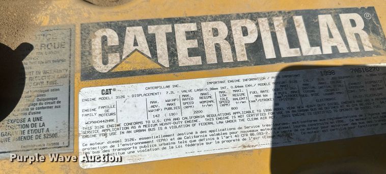 image for item OC9426 1999 Blue Bird  school bus