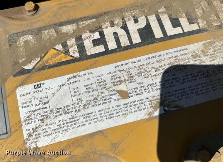 image for item OC9427 1999 Blue Bird  school bus