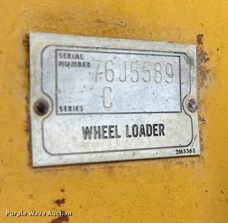 image for item OG9163 1972 Caterpillar  966C wheel loader