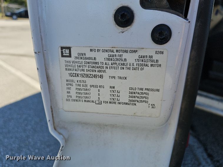 image for item OG9304 2006 Chevrolet Silverado 1500 Ext. Cab pickup truck