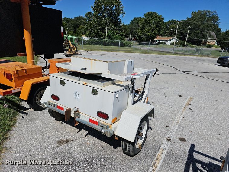 image for item OG9307 Radar speed sign trailer
