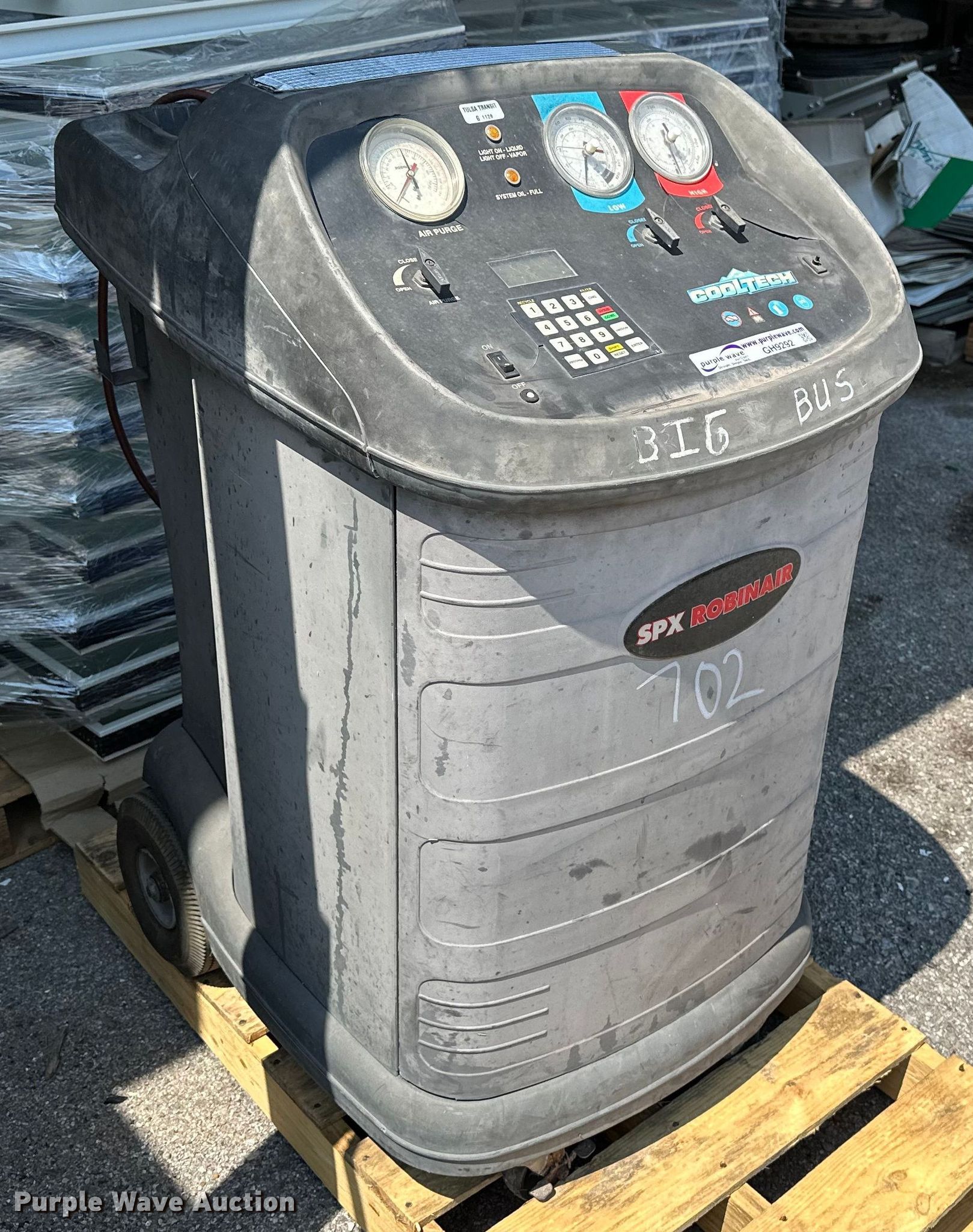 SPX Robinair 17800B freon recovery system in Tulsa, OK Item GH9292