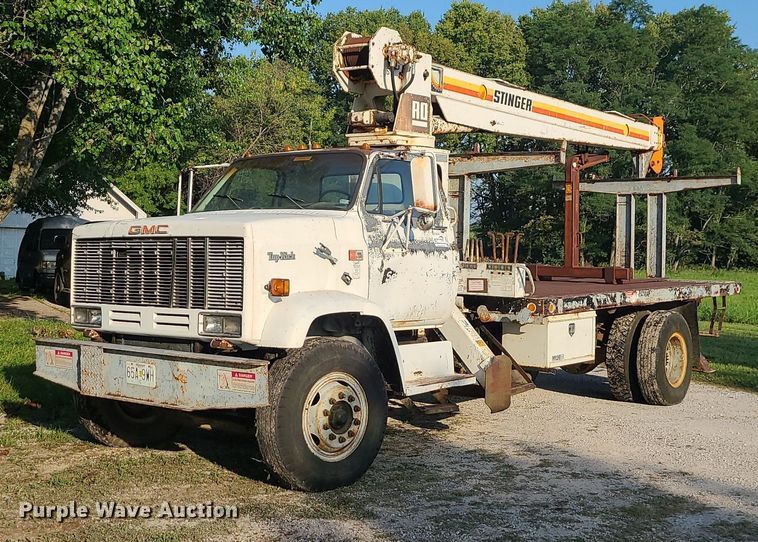 image for item DI3001 1990 GMC C7000  crane truck