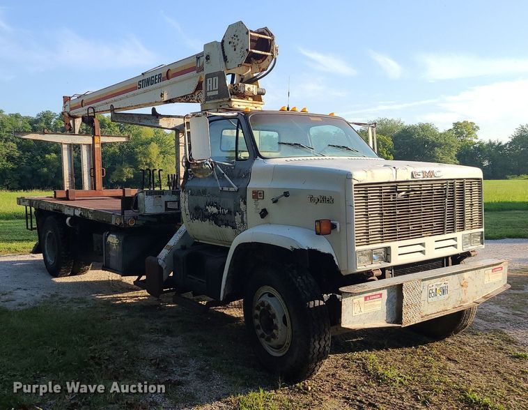 image for item DI3001 1990 GMC C7000  crane truck