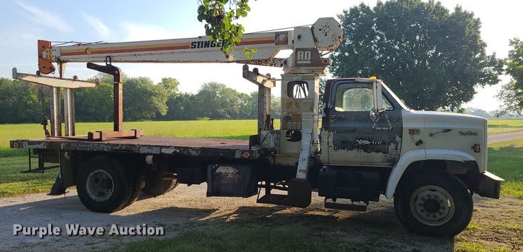 image for item DI3001 1990 GMC C7000  crane truck