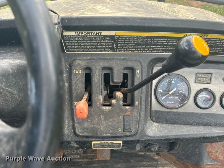 image for item DI7975 2009 Kubota RTV1140CPX  utility vehicle