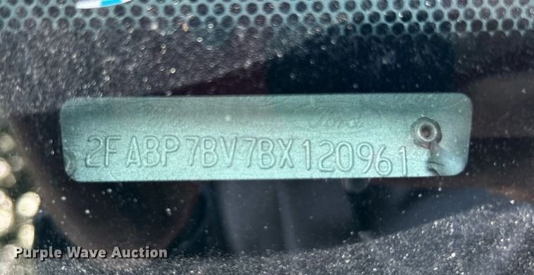 image for item DJ6277 2011 Ford Crown Victoria Police Interceptor