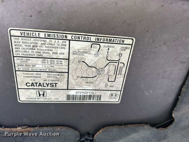 image for item DJ6279 2000 Honda Accord