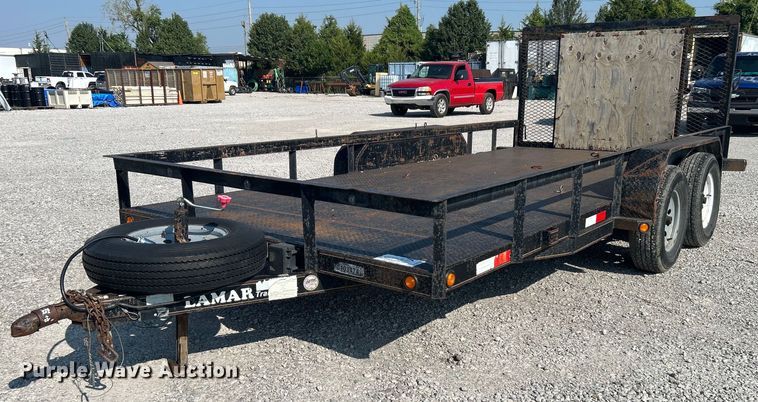 image for item DJ6292 2008 Lamar  utility trailer
