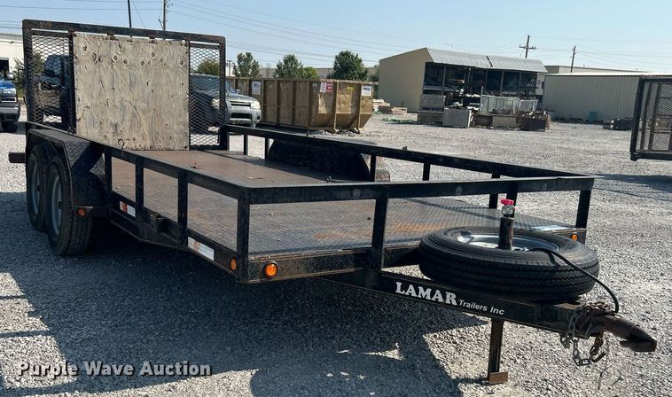 image for item DJ6292 2008 Lamar  utility trailer
