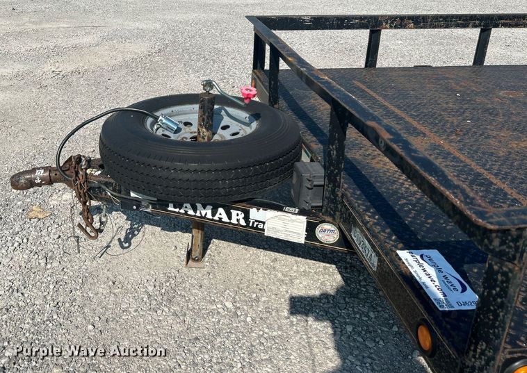 image for item DJ6292 2008 Lamar  utility trailer
