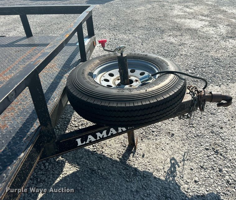 image for item DJ6292 2008 Lamar  utility trailer