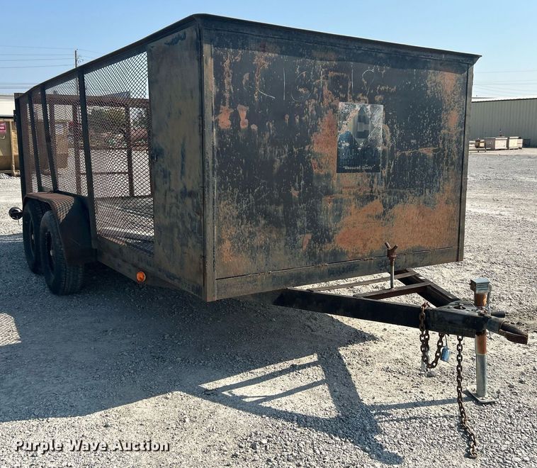 image for item DJ6296 2007 Lamar  utility trailer