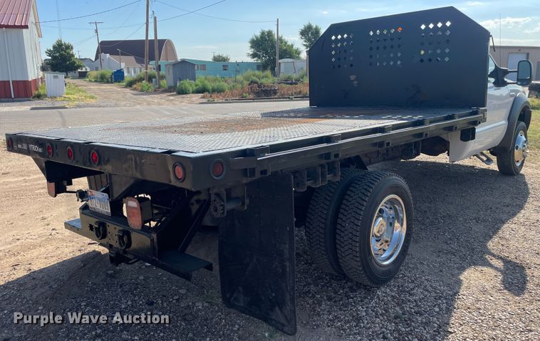 image for item DK2494 2005 Ford F550 Super Duty  flatbed truck