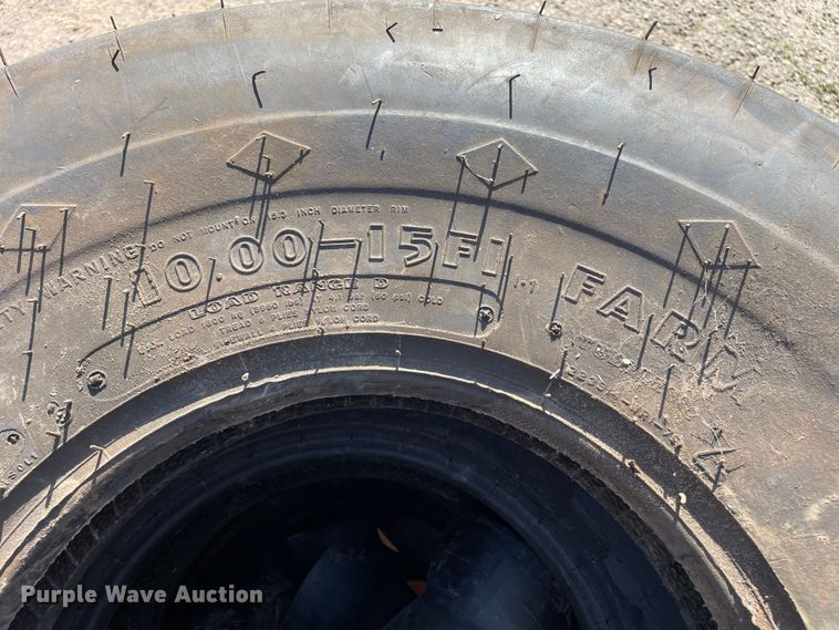 image for item DK2495 (4) 10.00-15FI tires