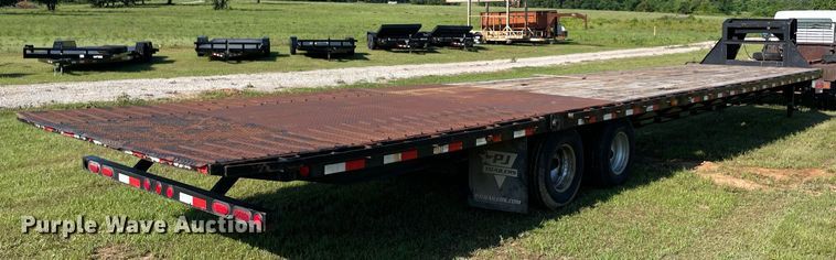 image for item DM0246 2011  PJ Trailer Gooseneck  equipment trailer