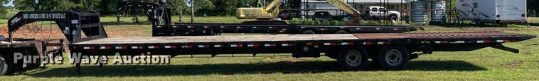image for item DM0246 2011  PJ Trailer Gooseneck  equipment trailer