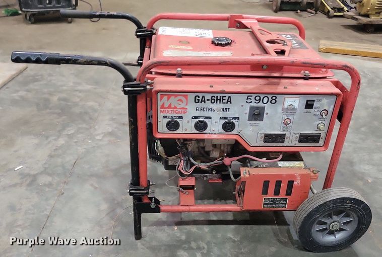 image for item DN4072 Multiquip 6000  generator