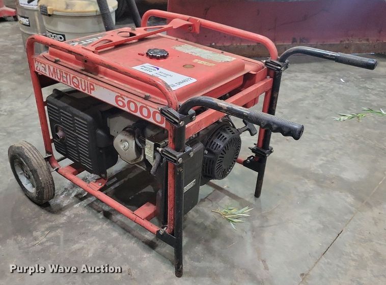image for item DN4072 Multiquip 6000  generator