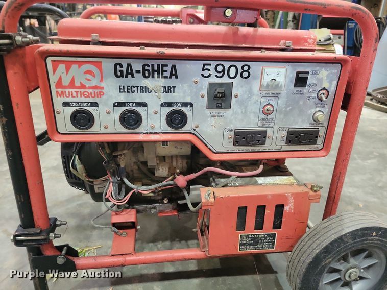 image for item DN4072 Multiquip 6000  generator