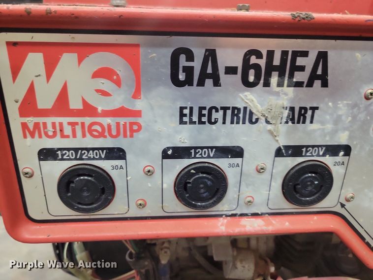 image for item DN4072 Multiquip 6000  generator