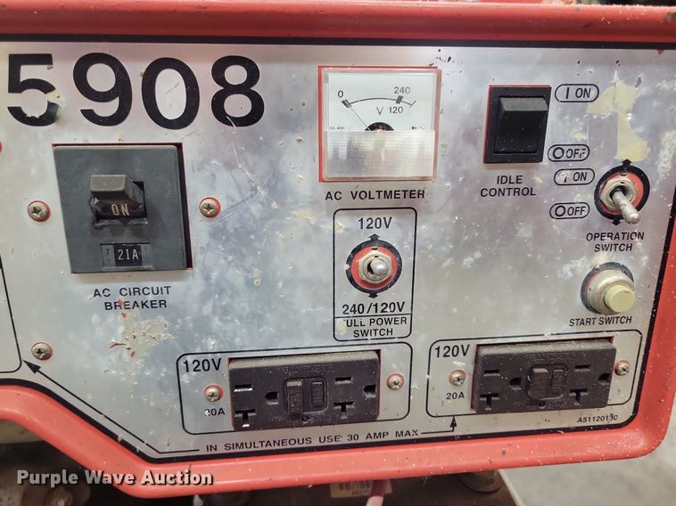 image for item DN4072 Multiquip 6000  generator