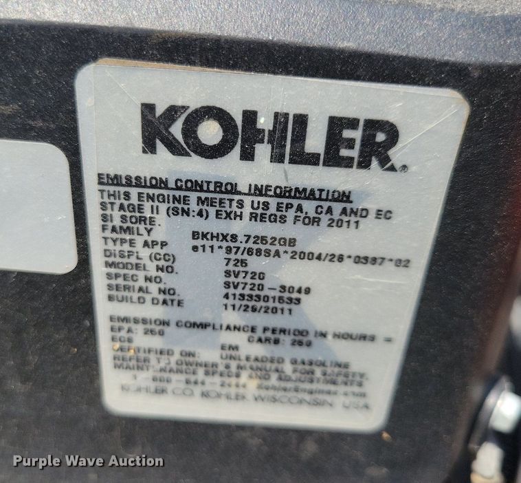 image for item DN4079 2012 Husqvarna RZ4623  lawn mower