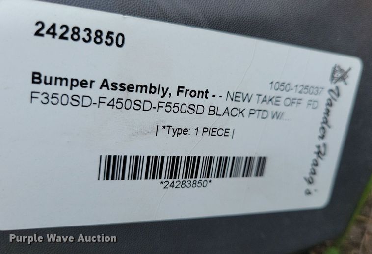 image for item DN4082 Ford F series  front bumper