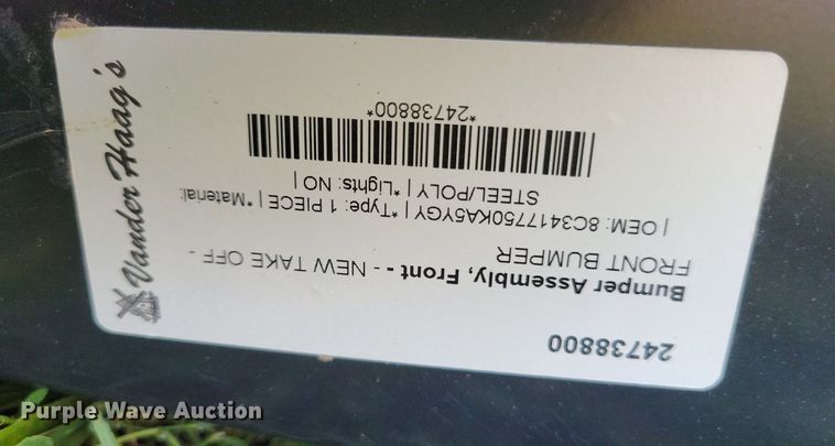 image for item DN4084 (2) Ford front bumpers