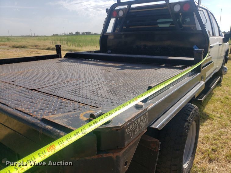 image for item DO3007 2020 Chevrolet Silverado 3500HD  Crew Cab bale bed truck