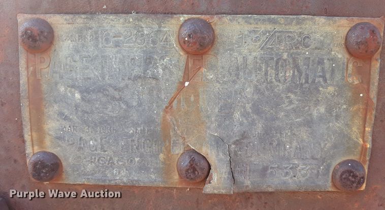 image for item DO3100 Page Engineering  dragline bucket