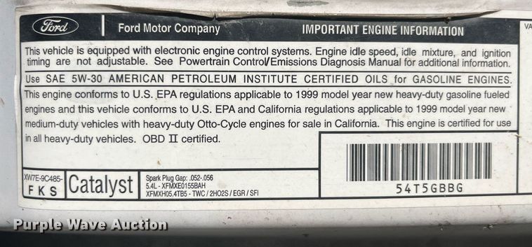 image for item DP2051 1999 Ford E350  armored van