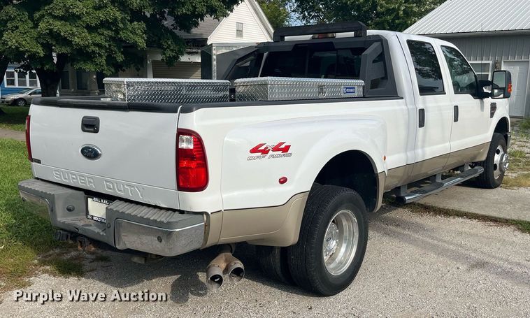 image for item DP2053 2008 Ford F350 Lariat Super Duty  Crew Cab pickup truck