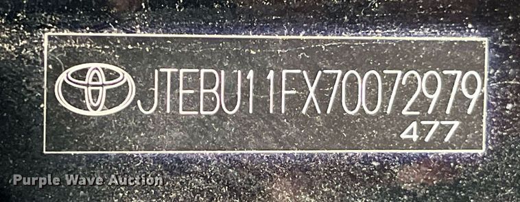 image for item DP2054 2007 Toyota FJ Cruiser  SUV